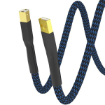 Monosaudio Hi-end Usb A kuni B kaabel, 1.5 m, 4n Ofc puhas vask 24k kullatud Hifi audio Usb kaabel kiireks andmeedastuseks Dac-ile, printerile, v&otilde;imendile, k&otilde;larile