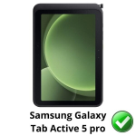 Samsung Galaxy Tab Active 5 Pro kaitseekraan [2-pakk] Vastupidav Ultra &Otilde;huke Plastik Kaitsefilm Phonillico&reg;