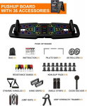 Kaasaskantav k&auml;tek&otilde;verdustugi, k&auml;tek&otilde;verduse laud 36 spordisaali tarvikuga, 22-in-1 Push Up Board, pilatese latt, treeningpaelad, k&otilde;hulihaste treener, koduse j&otilde;usaali j&otilde;utreener
