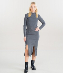 Vero Moda naiste kleit 10314545*01, tumehall/asp