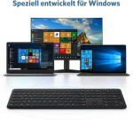 Omoton 2.4ghz juhtmevabad klaviatuurid windows 11/10/8/7/xp jaoks, &uuml;hilduvad pc, arvuti, s&uuml;learvutiga