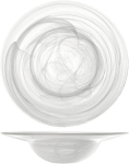 H&h 6 pastataldriku komplekt Alabastro, valge klaas, 24 cm