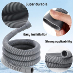 Pesumasina &auml;ravooluvoolik, 1/1.5/2/2.5/3/4/5/6 m, sobib 4 liidese suurusele, pesumasina voolik, reovee voolik, pikendusveetoru, kraanikauss (5 m)