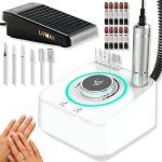 Elektriline k&uuml;&uuml;nefrees manik&uuml;&uuml;ri ja pedik&uuml;&uuml;ri jaoks LIVMAN UV-601, 48W, 40000 p/min