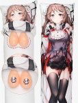 Wisfancy silikoonrinnad Dakimakura anime jaoks, pehmed ja t&otilde;elise tundega, sobivad Jaapani kallistuspadjale 160 x 50 cm, (dd Cup, 1200 g/paar)
