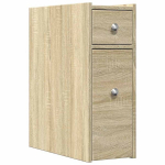 kitsas vannitoa kummut ratastega, Sonoma tamm, tehispuit CFE5336016