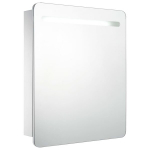 LEDidega vannitoa peegelkapp, 68 x 9 x 80 cm CFE8121457