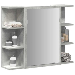 vannitoa peeglikapp betoonhall 80x20,5x64 cm puitlaastplaat CFE6073002