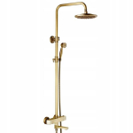 Du&scaron;ikomplekt Retro, messing, termostaadiga