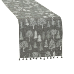 Christmas Runner 40x140 Winter Magic Ash Grey