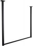 Riidepuutoru Fenton 80x80 cm, Juoda