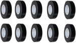 Lissek 10 x pvc isoleerteip 16 mm x 10 m must