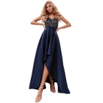 Naiste high-low &otilde;htukleit Saitdress, sinine