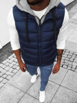 Meeste tumesinine kapuutsiga vest Neril JS/M751/215-63084-XXL