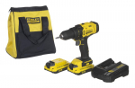 STANLEY PUURPUUR V20 50Nm 2x1,5Ah Kott SFMCD700C2S