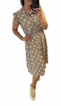 Naiste kleit, Made in Italy, pruun, M/L