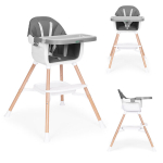 Laste s&ouml;&ouml;tmistool 2-in-1, hall, ECOTOYS