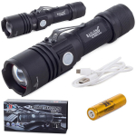 Taktikaline CREE LED XM-L3-U3 USB taskulamp