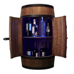 T&uuml;nnikujuline lukustatav joogikapp Creative Cooper, 3_DPW_RGB, 80x50 cm, wenge v&auml;rv
