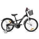 Laste jalgratas 4Kids Flash 20" // 1G, suurus 10" (25,5 cm) (must)