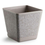 Pilea Texelle poti taupe h18x18 cm