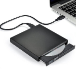 Optiline seade External Cd/dvd Drive, Usb 2.0 Slim Protable External Cd-rw Drive Dvd-rw Burner Burner Drive For Laptop Pc Desktop Computer Black