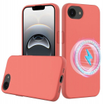 "Shell" MagSafe K&otilde;va silikoon (TPU) &uuml;mbris - roosa (iPhone 16e)