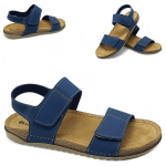 Naiste nahast reguleeritavad Velcro kerged trendikad Inblu tumesinised sandaalid 36 37 38 38 39 40 41