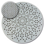 &Uuml;mmargune vaip SISAL FLAT 48715/768 V&auml;rvitud klaas