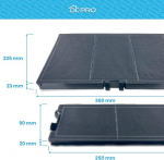 Dl-pro s&uuml;sinikfilter komplekt gaggenau 11018700 9001246937 9001246938 s&uuml;sinikfilter aktiivs&ouml;efilter l&otilde;hnafilter &otilde;hupuhastile