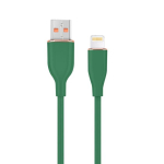 Kabelis Gembird Premium silicon USB-A Male - 8-pin Male 1.5m Green