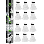 Sulgpallipallid XQMax 400953, 12 tk, valge