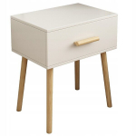 Valge &ouml;&ouml;kapp sahtliga, Skandinaavia stiilis glamuurne magamistuba