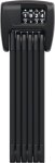 Lukustuskett Abus Bordo 6000K/90 BK SH koodiga must (67599)