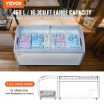 460 L j&auml;&auml;tise vitriin kapp