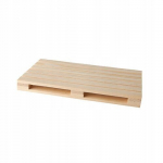 Puidust kandikud s&otilde;rmetoidu suupistete jaoks 20x12 3tk, Mediniai padėklai užkandžiams 20x12 3vnt.