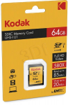 Kodak memory card 64GB SDXC Class 10 UHS-I U3 95/90MB/s