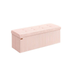 Hoiukastpink, SONGMICS LSF603R01, 38x76x38 cm, pastellroosa