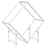 K&uuml;ttepuurest Valge 60x25x60 cm K&uuml;lmvaltsitud teras CFE98184
