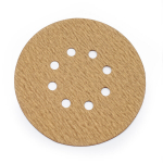 Lihvpaberketas velcro augugastatud, 8 auguga, P100 180MM 50 tk