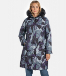Huppa Naiste parka VIENNA, must mustriga L, black pattern