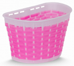 Laste plastmassist jalgratta korv 12 14 16 tolli valge roosa