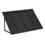 Ukse varikatus terasest 112x61 cm