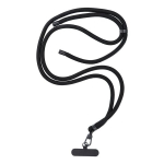 SWING (8 mm) telefoniripats reguleeritava pikkusega &ndash; must (n&ouml;&ouml;ri pikkus 165 cm, aasas 82,5 cm)