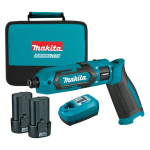 Makita TD022DSE power wrench 1/4" 2450 RPM 25 N&sdot;m Black, Blue 7.2 V
