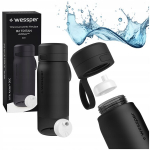 Tritan must 0,5L pudel +Wessper filtripatarei pudelifiltri loendur