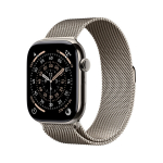 Apple Watch Series 11&nbsp;GPS + Cellular 46mm&nbsp;Natural Titanium Case with Natural Milanese Loop - M/L - MFD04ET/A