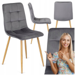 Sametist polsterdatud tool Mebel Elite FREDY hall