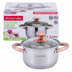 Pott kaanega Kamille Induction Gas, 1.5L