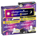 H&uuml;gieenisidemed Always Platinum Day S2/Night S4/Super/Secure Night, 24 tk